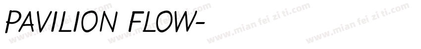 PAVILION FLOW字体转换